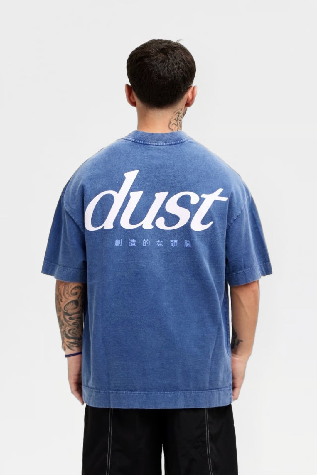 VANDOR & CO. Dust Oversized Washed T-Shirt – Vintage Blue | 250 GSM
