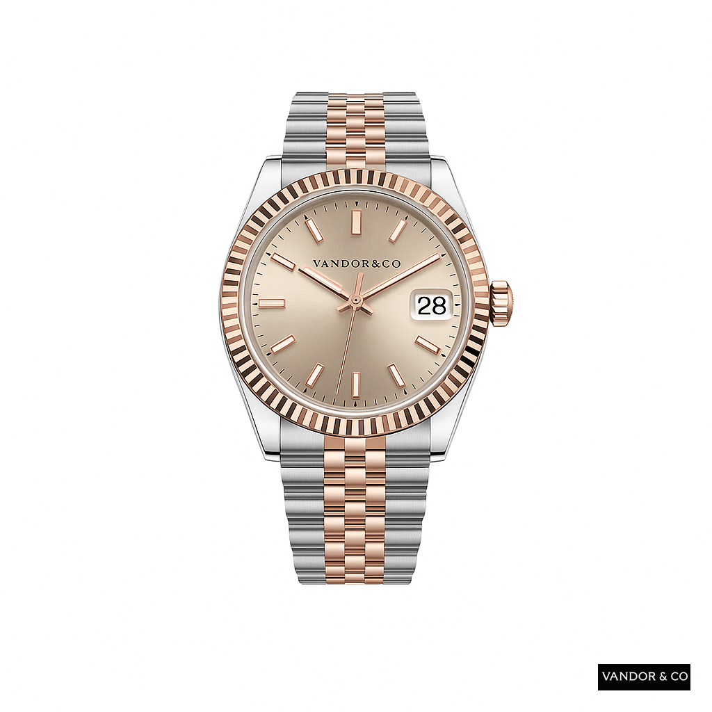 VSFactory Watch Champagne Steel Elite