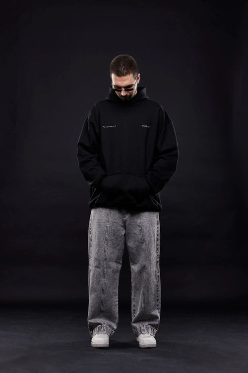 VANDOR & CO. Signature Heavyweight Hoodie – Black