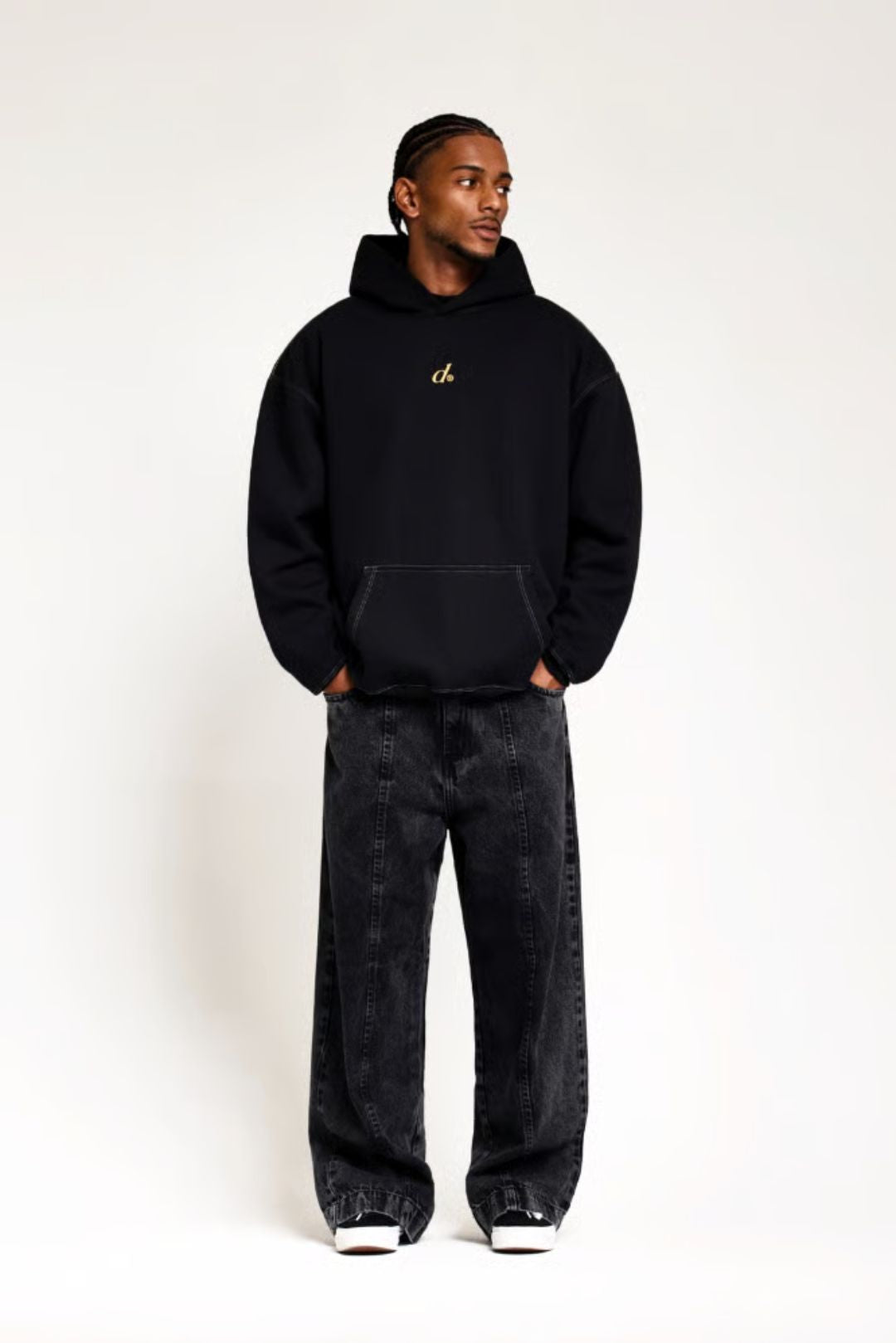 VANDOR & CO. Wide Leg Jeans – Washed Black
