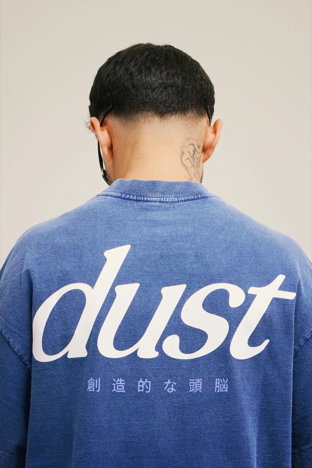 VANDOR & CO. Dust Oversized Washed T-Shirt – Vintage Blue | 250 GSM