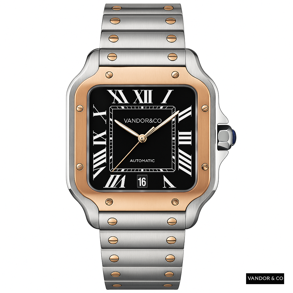 VSFactory Watch Gold Steel Elite