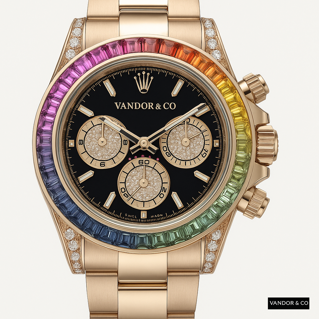 VSFactory Watch Rose Gold Steel Classic
