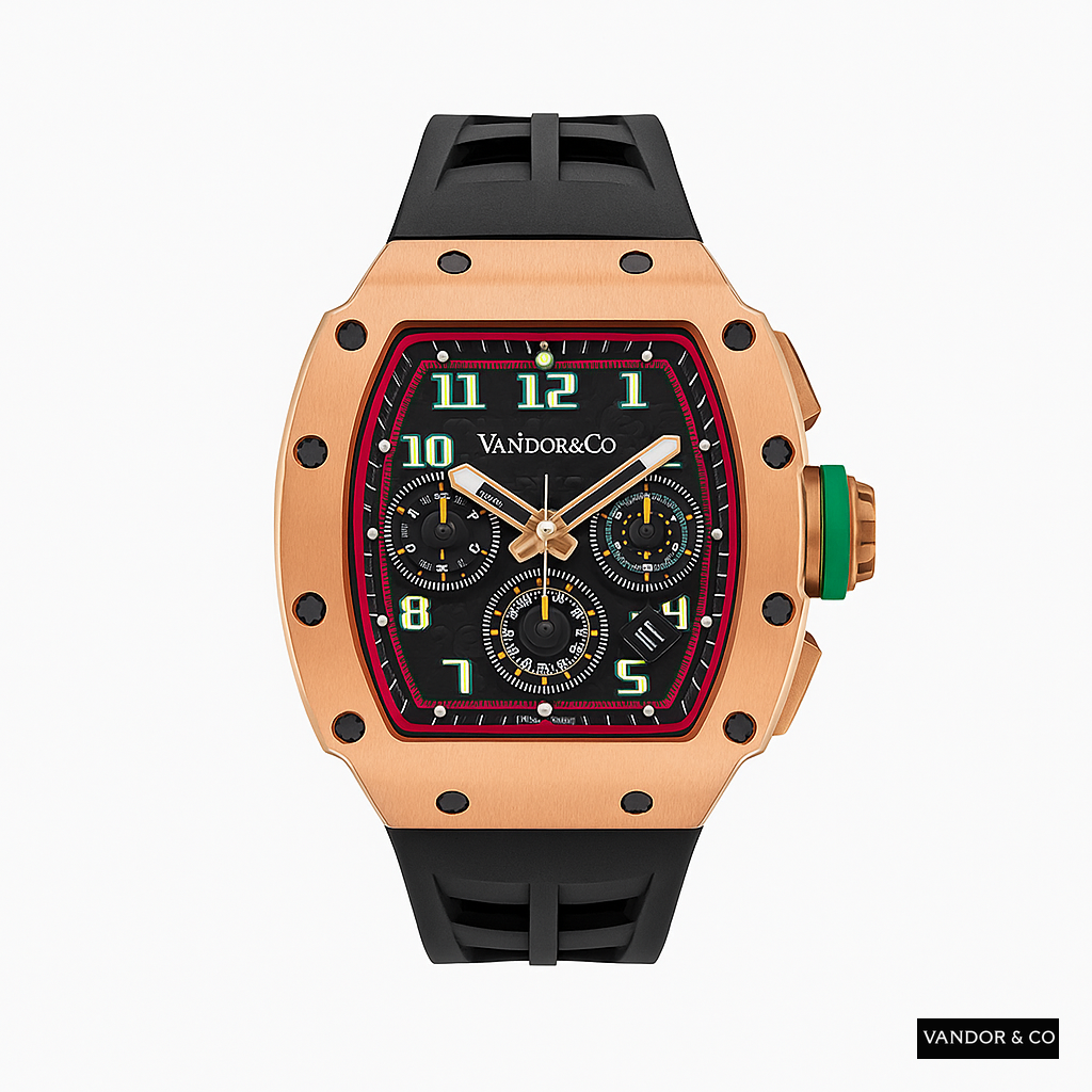 VSFactory Watch Rose Gold Titanium Classic