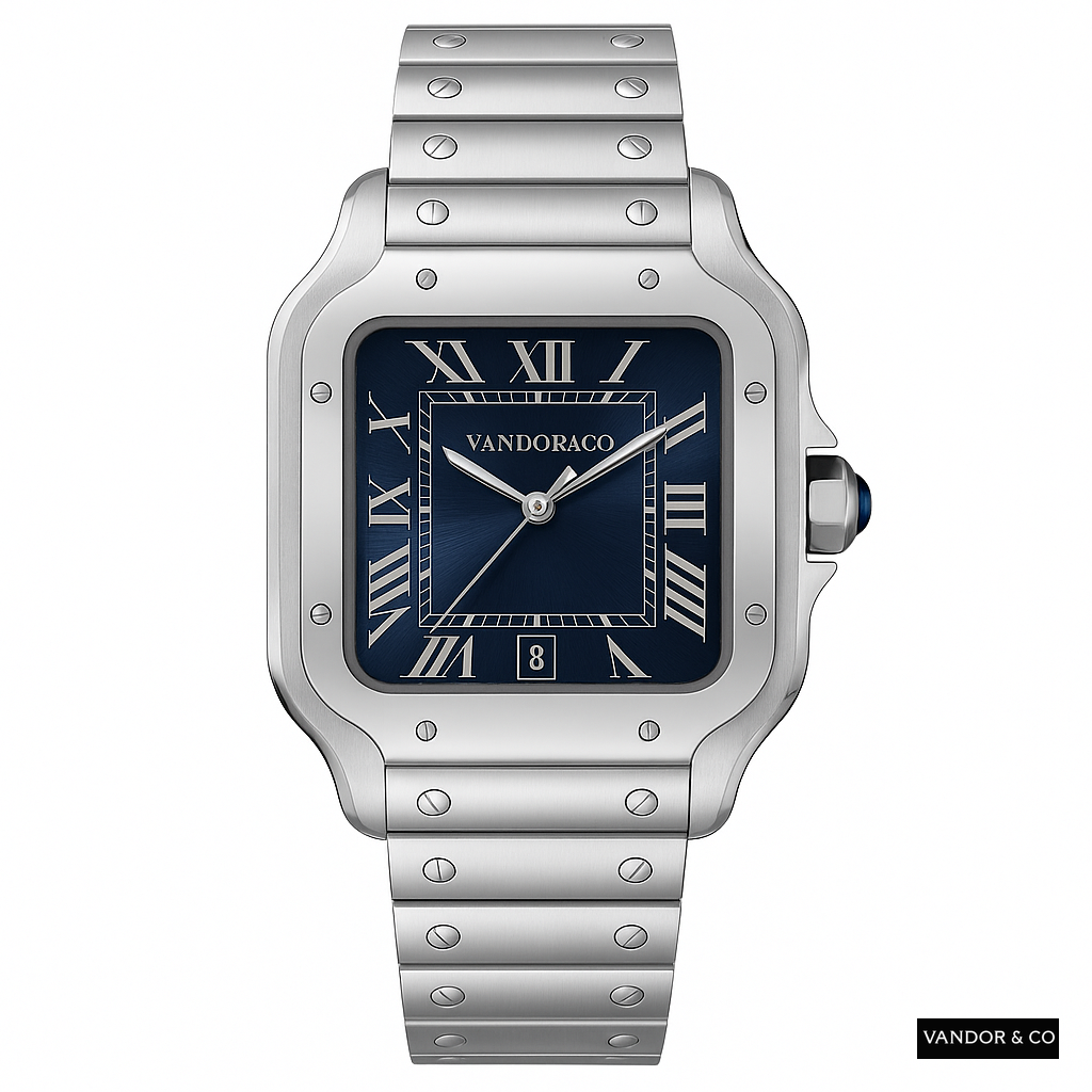 VSFactory Watch Silver Steel Line