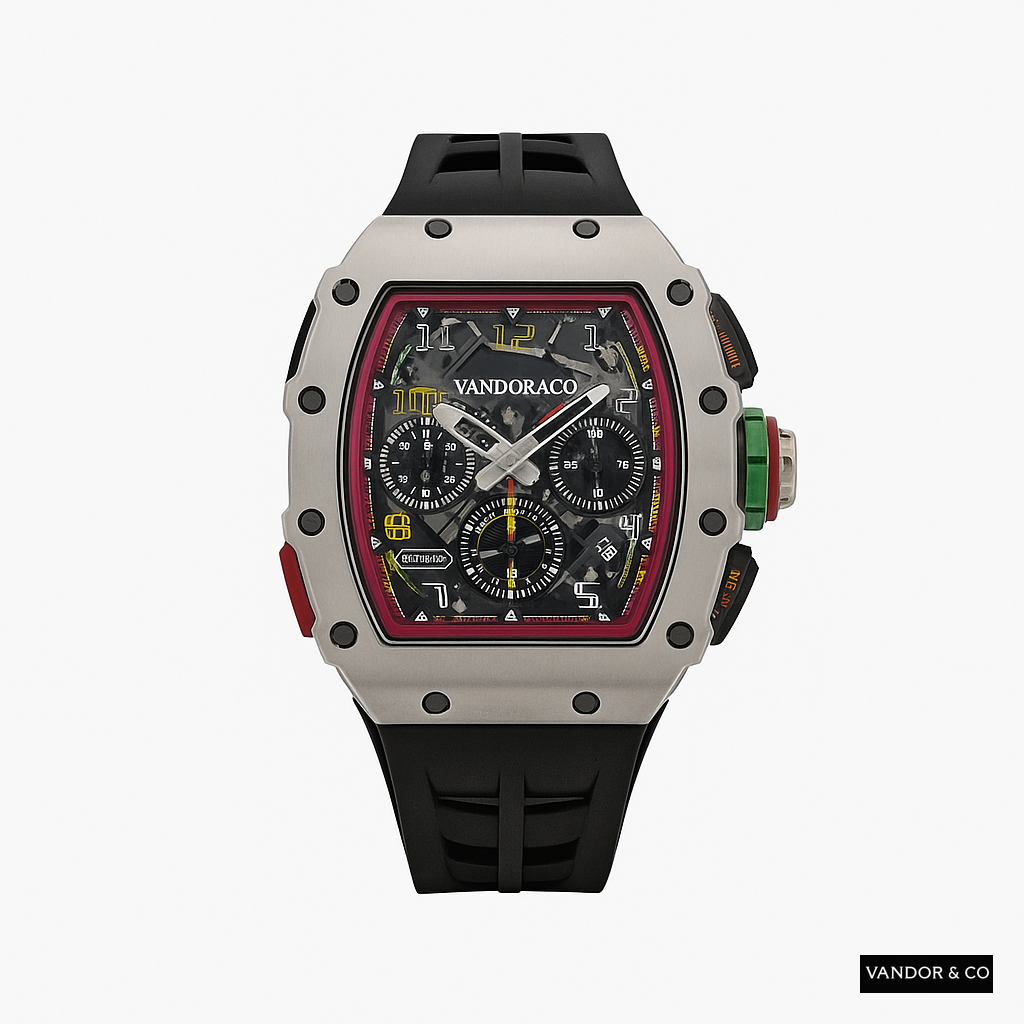 VSFactory Watch Red Titanium Line