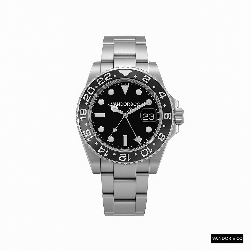 VSFactory Watch Black Steel Studio
