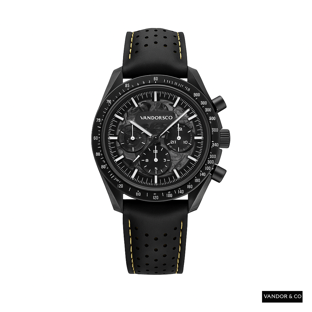 VSFactory Watch Yellow Leather Line
