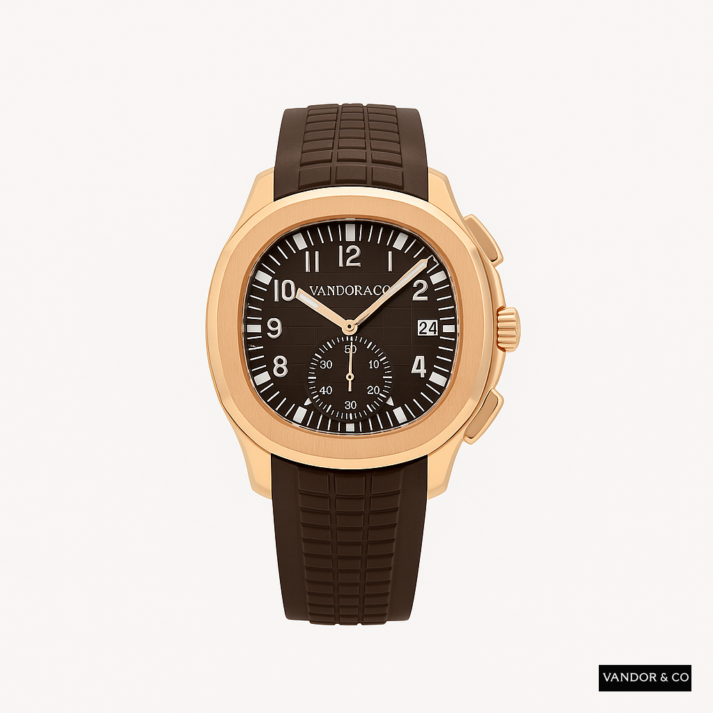 VSFactory Watch Rose Gold Steel Classic