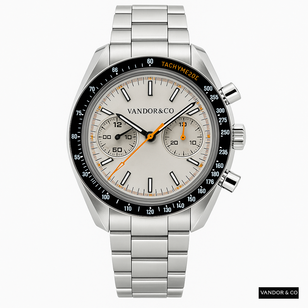 VSFactory Watch Silver Steel Elite