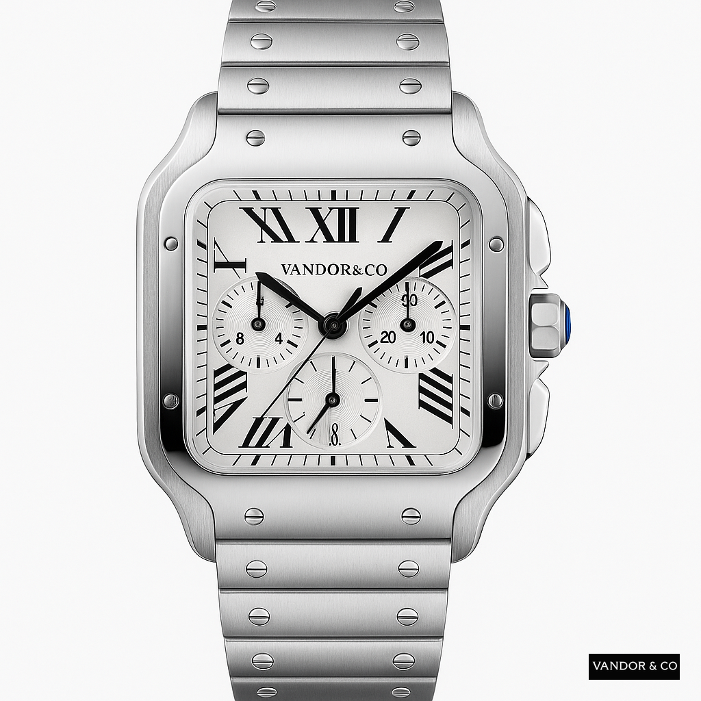 VSFactory Watch Silver Steel Elite