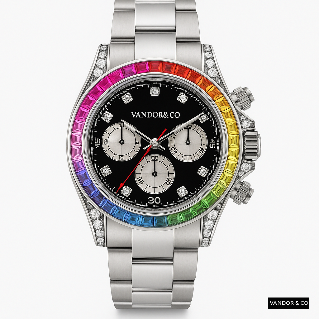 VSFactory Watch Rose Gold Steel Classic