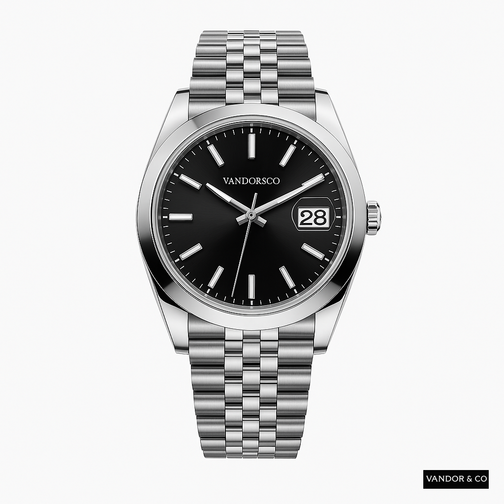 VSFactory Watch Black Steel Select