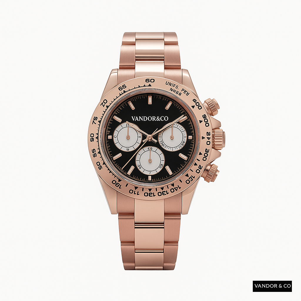VSFactory Watch Rose Gold Gold Select